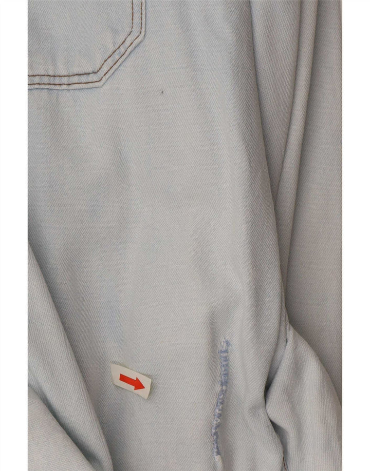 Uniforme Chemise en jean pour homme Grand Bleu