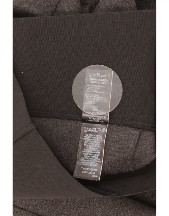 Marks & Spencer Leggings Femme UK 18 XL Gris Colorblock Viscose
