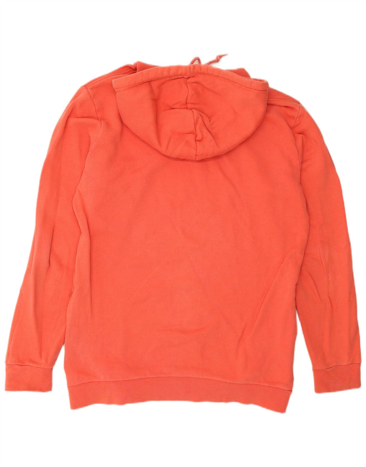 Adidas Pull à capuche pour homme en coton orange moyen