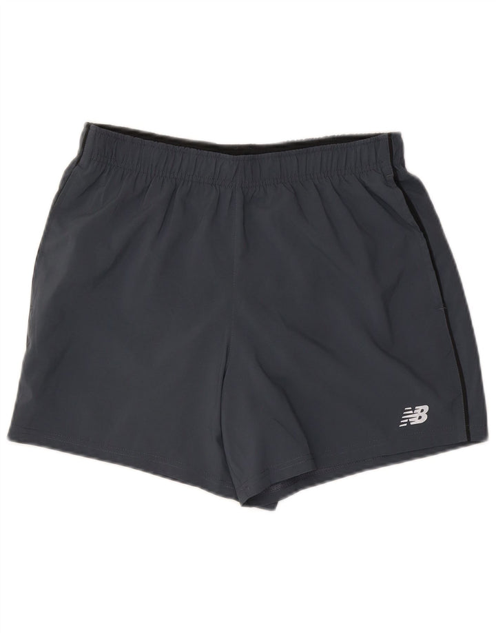 New Balance Short de Sport Homme Gris Moyen