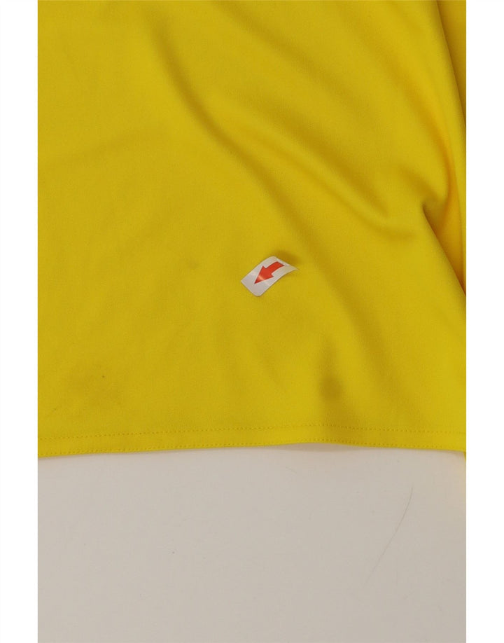 Adidas Homme Climalite Graphic T-Shirt Haut Jaune Moyen Polyester
