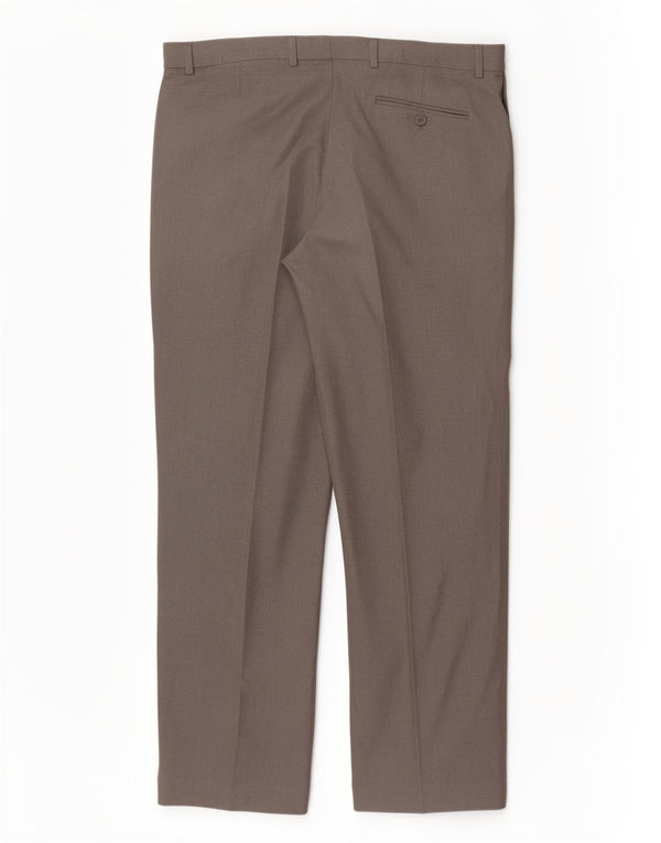 Marks & Spencer Pantalon de costume pour homme W36 L31 Gris Polyester