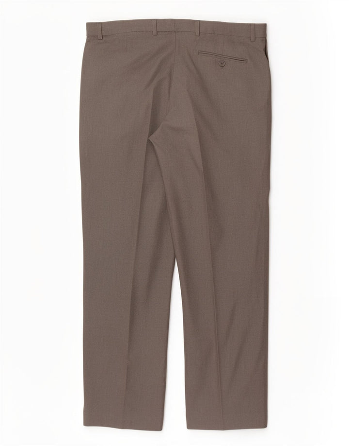 Marks & Spencer Pantalon de costume pour homme W36 L31 Gris Polyester