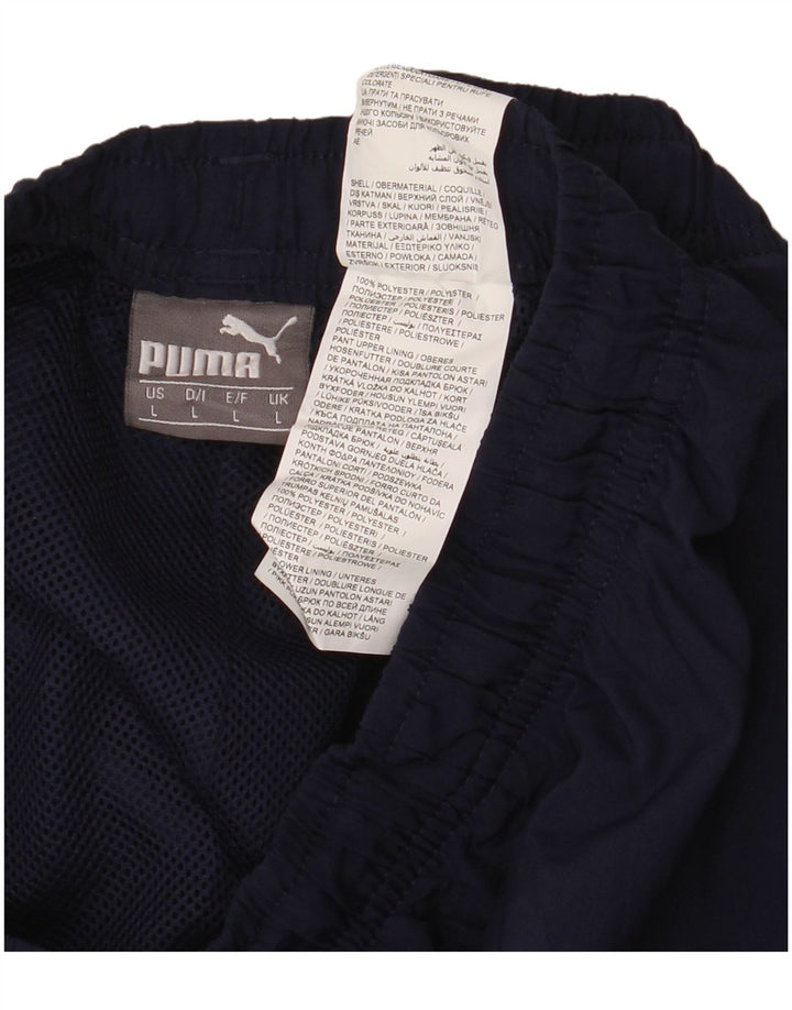 PUMA Pantalon de survêtement pour homme Large Bleu marine Polyester