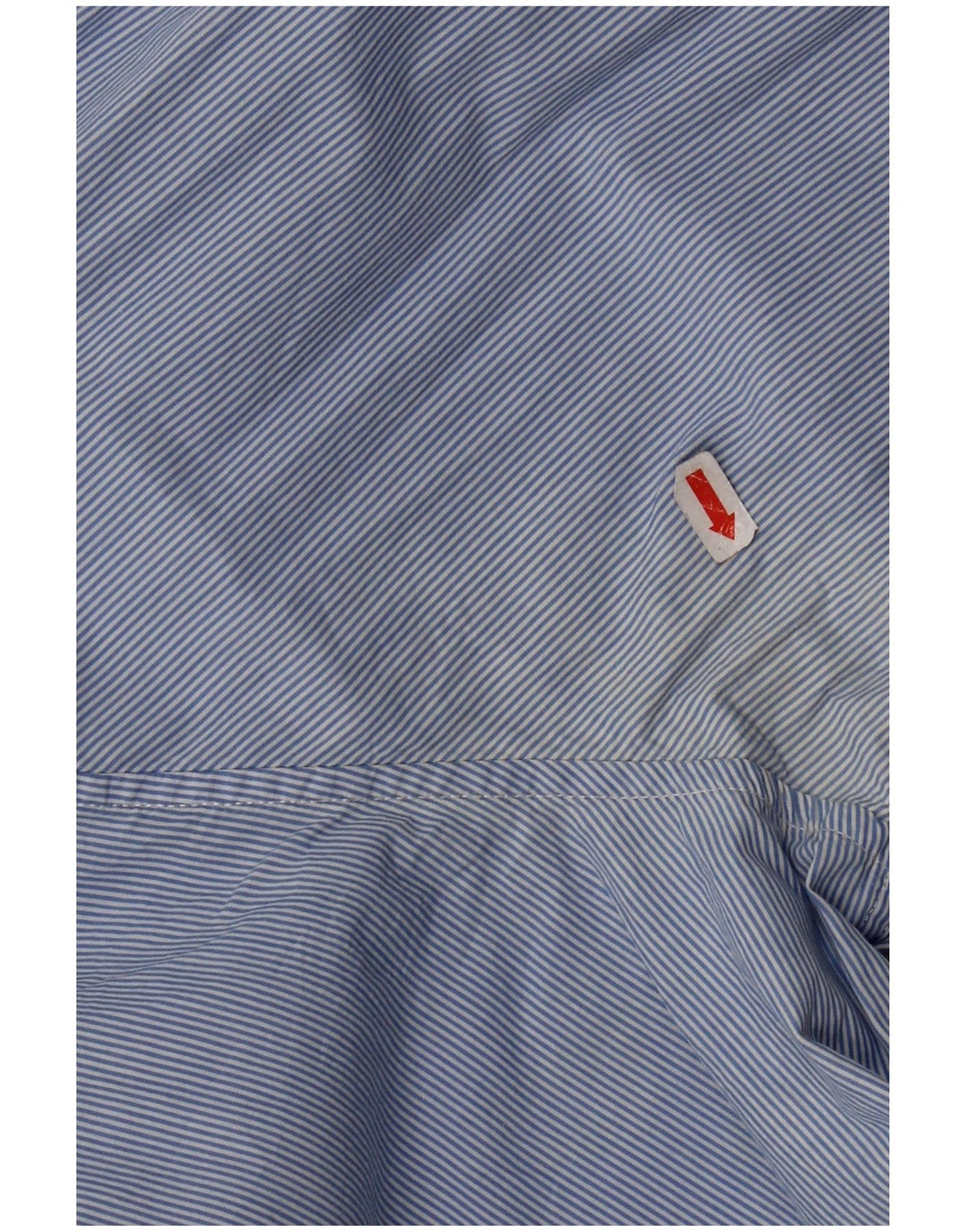 Crew Clothing Chemise coupe classique pour homme 3XL en coton rayé bleu