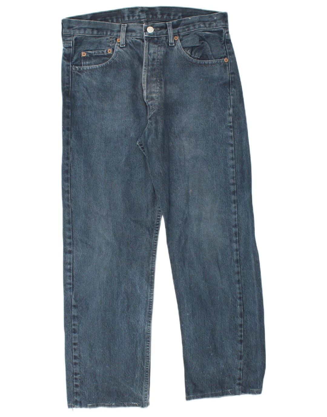 LEVI'S Jean Droit 501 Homme W32 L25 Bleu Coton