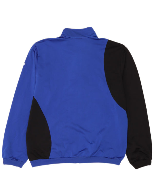 Adidas Veste de survêtement pour homme UK 48/50 XL Bleu Colorblock Polyester