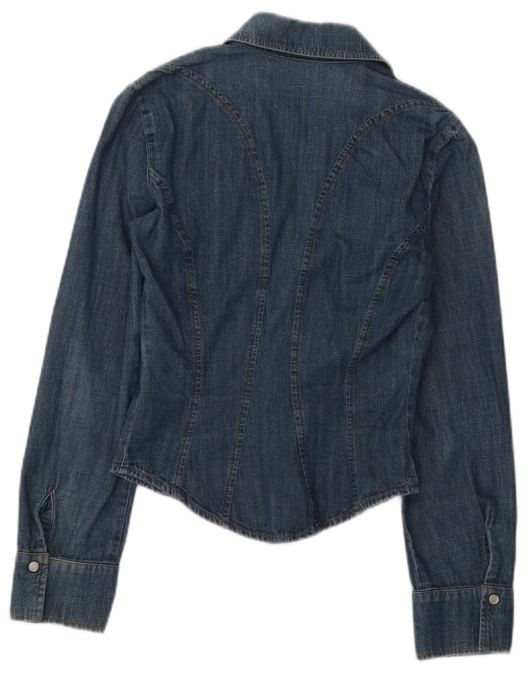 Max & Co. Chemise en jean pour femme UK 8 Small Bleu Coton