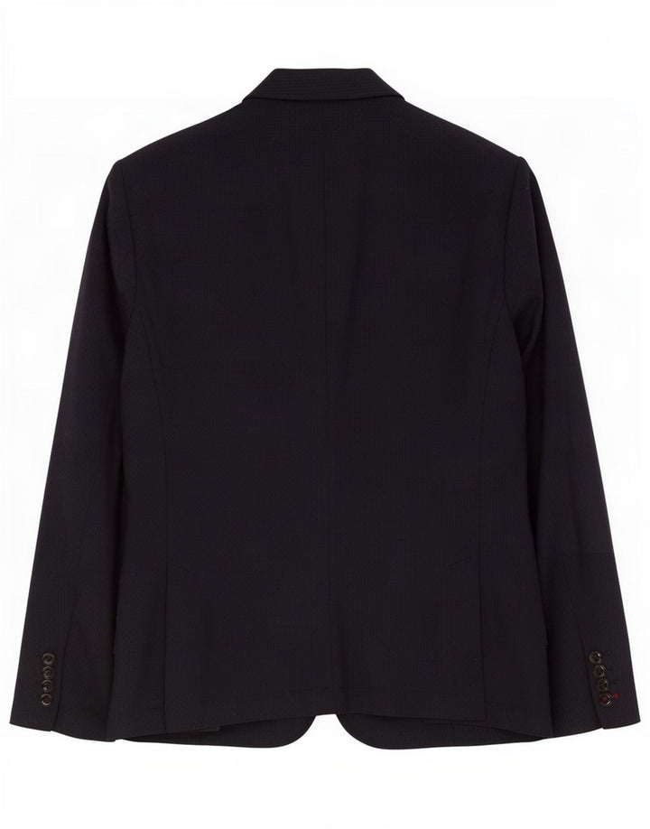 Zara Veste Blazer 2 Boutons Homme EU 56 XL Bleu Marine Polyester