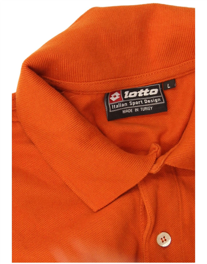 Lotto Polo Homme Grand Orange Coton