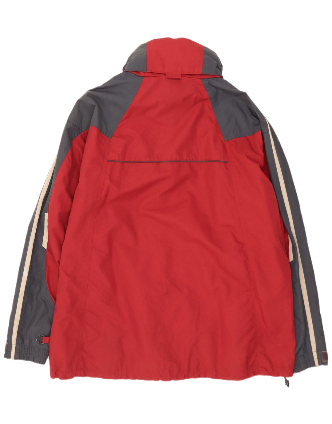 COLUMBIA Veste coupe-vent coupe ample pour homme UK 40 Large Rouge Colourblock