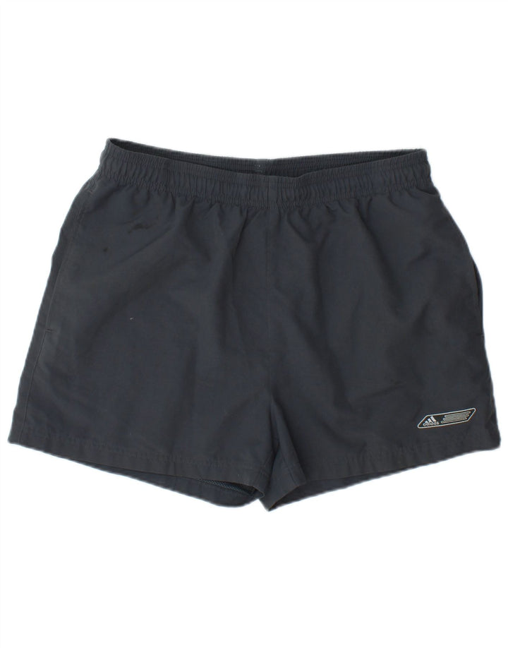 Adidas Short de sport homme gris moyen polyester