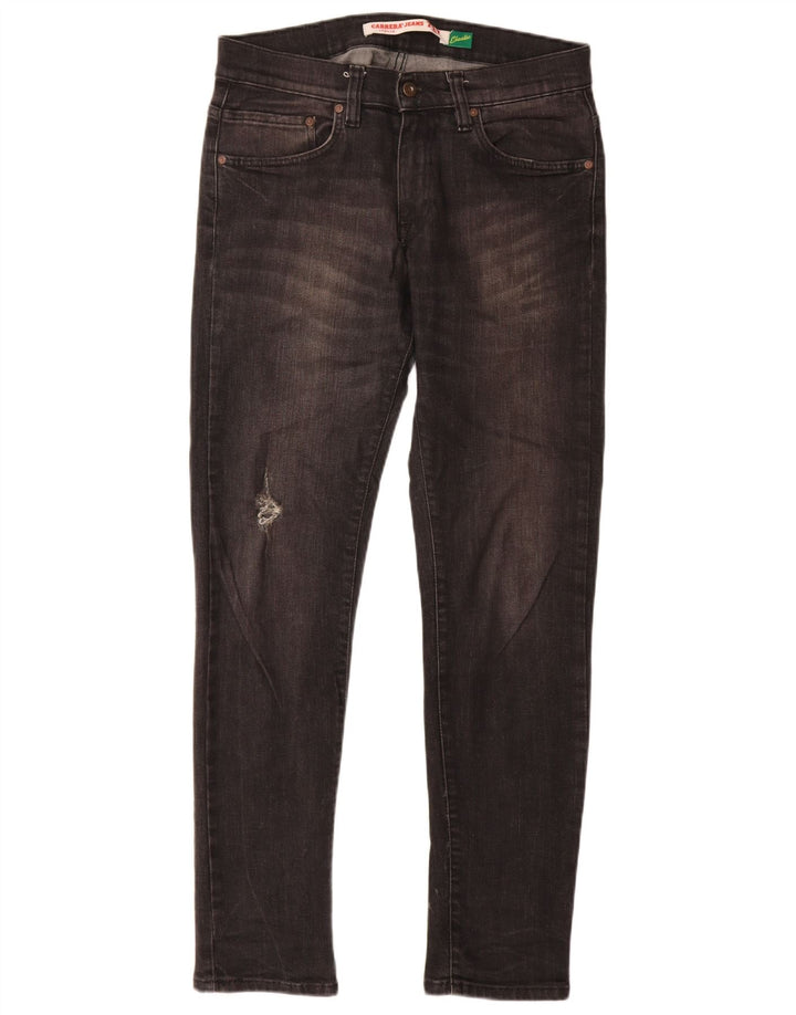 Carrera Jean slim vieilli W31 L32 pour homme en coton gris