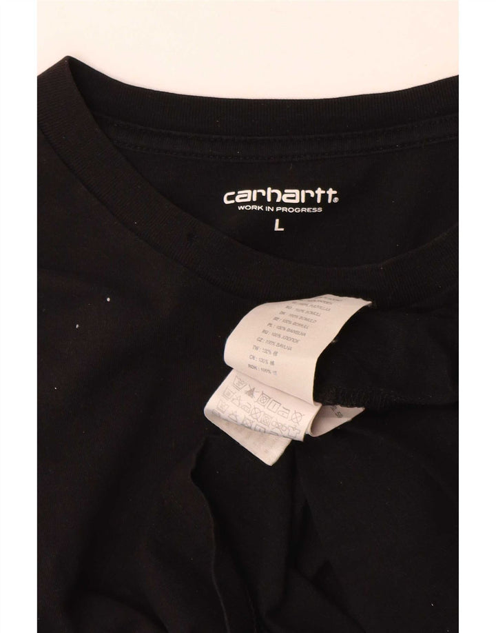 Carhartt T-Shirt Homme Haut Large Noir Coton
