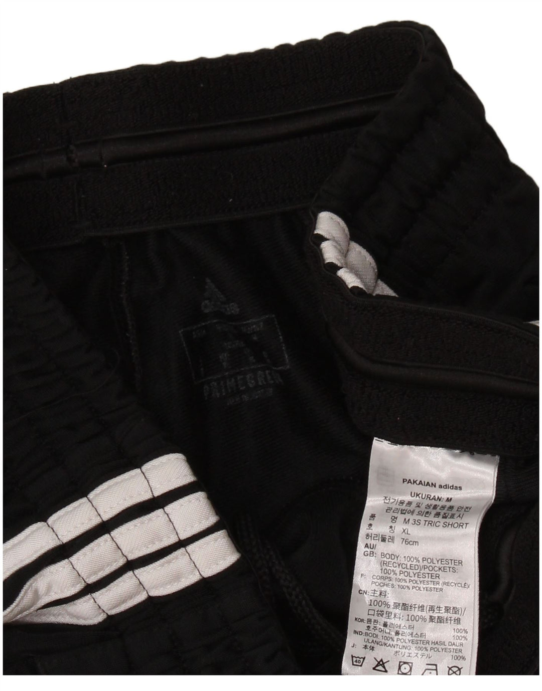Adidas Short de sport Primegreen Homme Noir Moyen Polyester