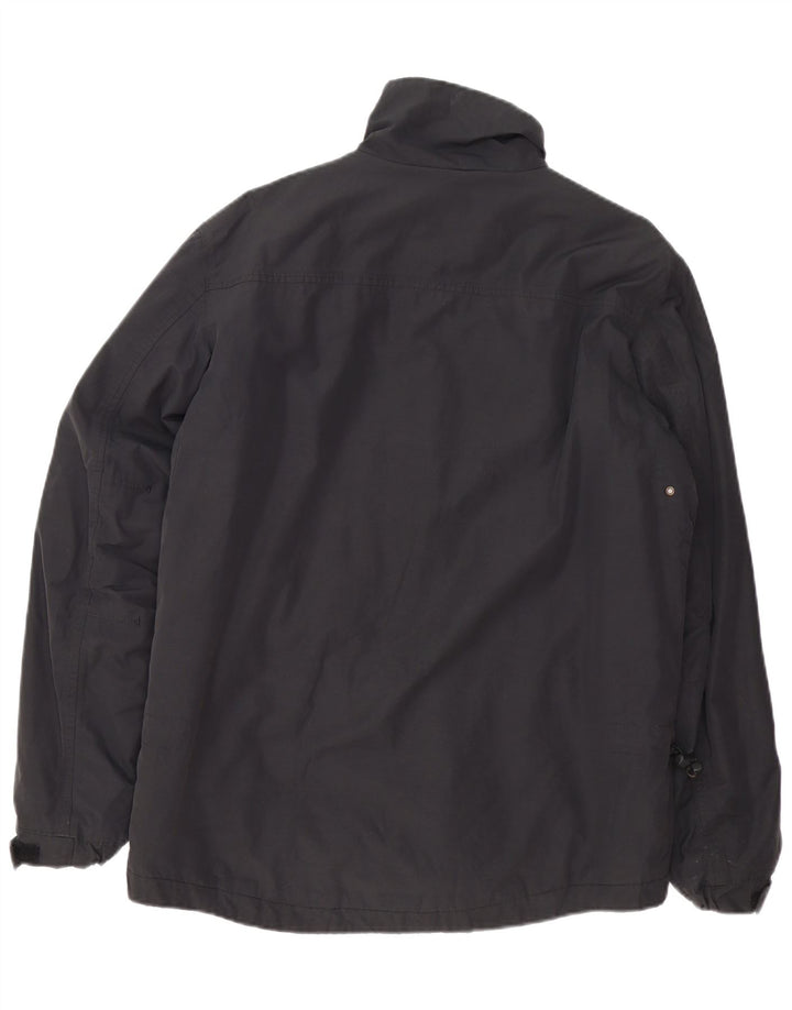 Napapijri Veste coupe-vent pour homme UK 40 Large Noir Coton