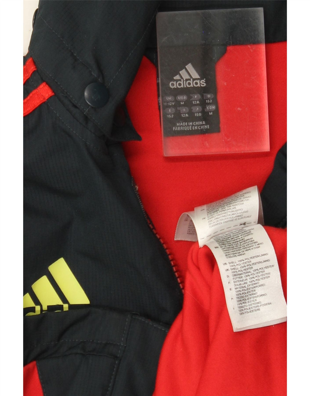 ADIDAS Veste de survêtement à capuche Munster Rugby pour garçon 11-12 ans Noir