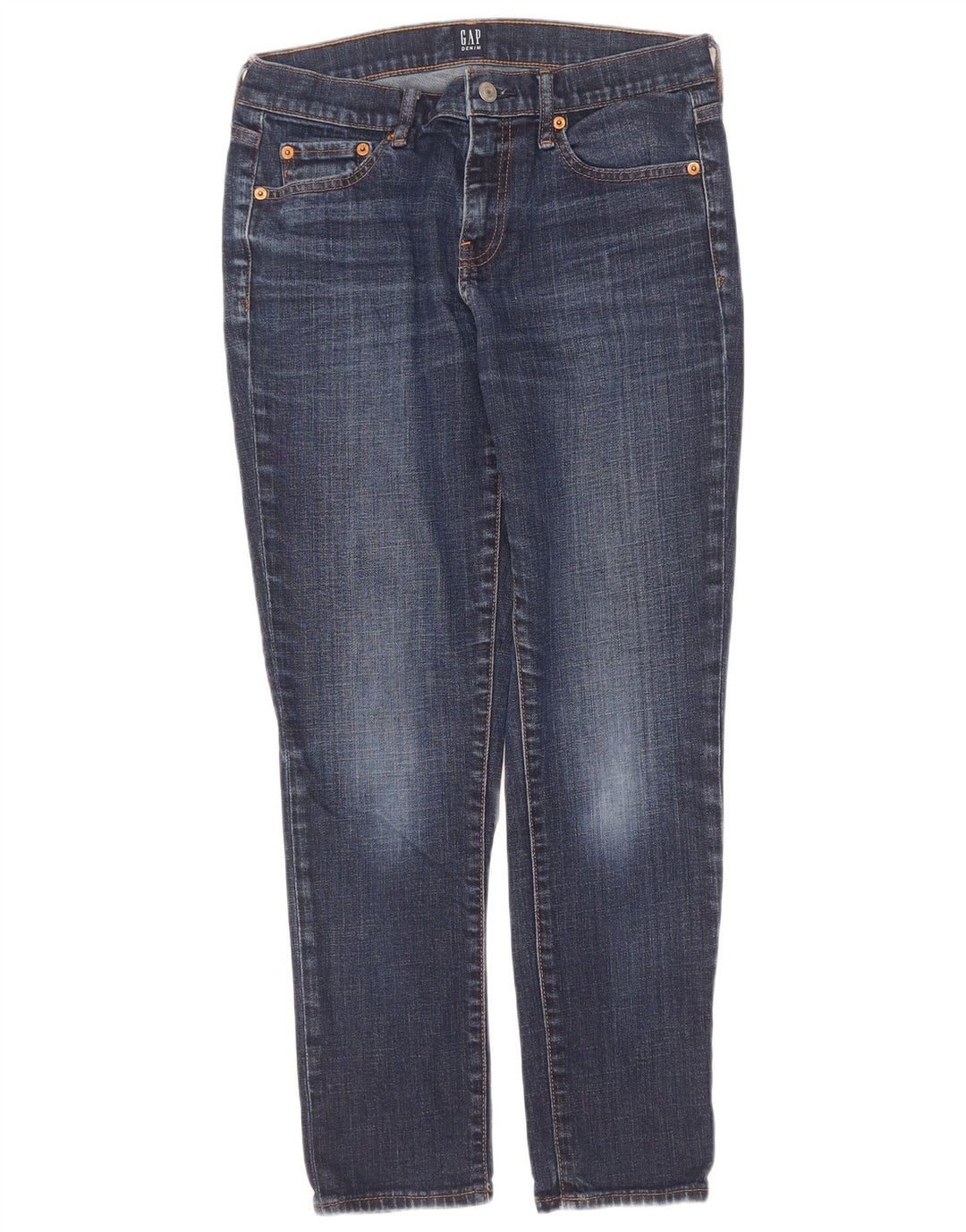 Gap Jean Slim Girlfriend Femme W26 L27 Bleu Coton