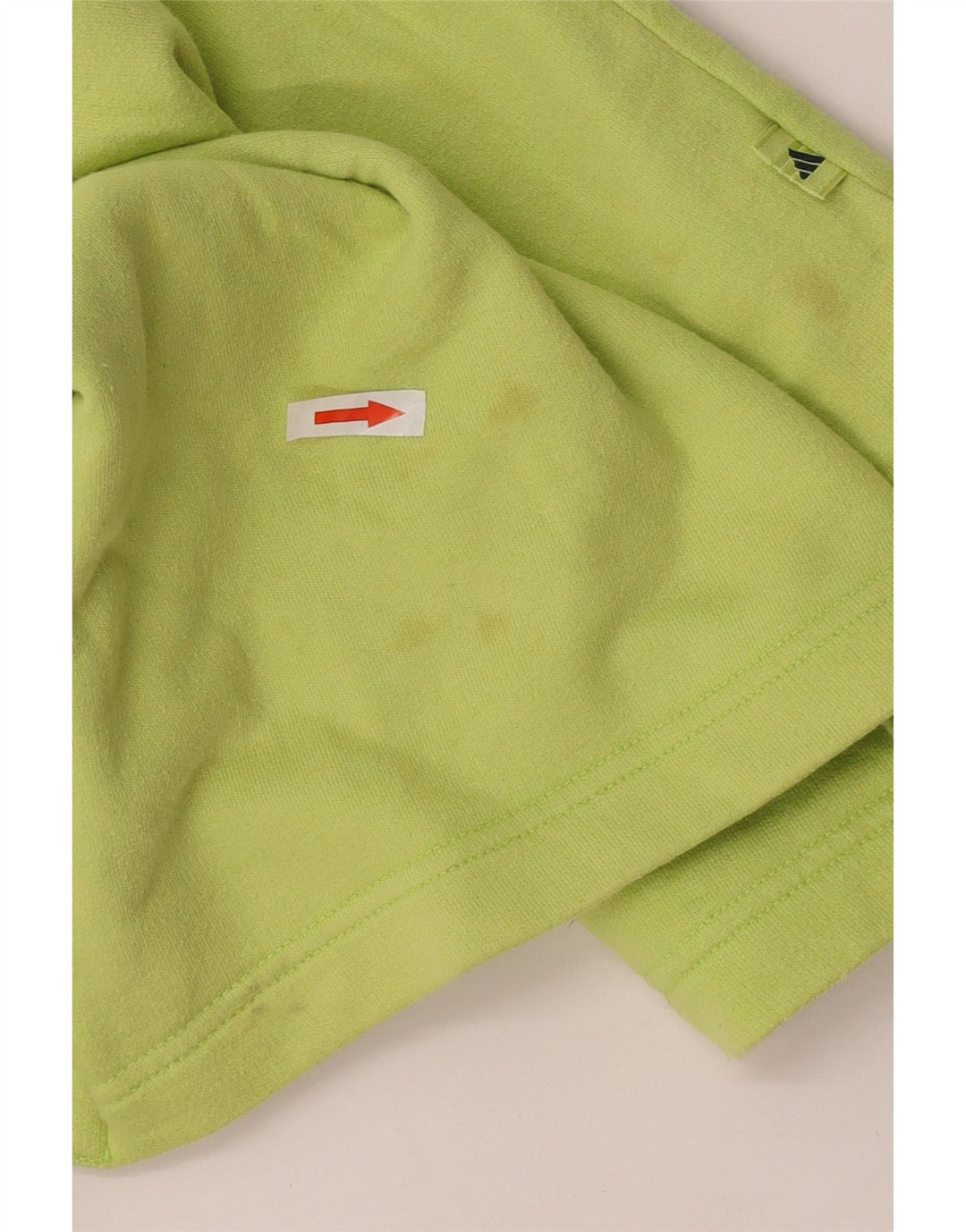 Adidas Sweat-shirt pour femme UK 12 en coton vert moyen