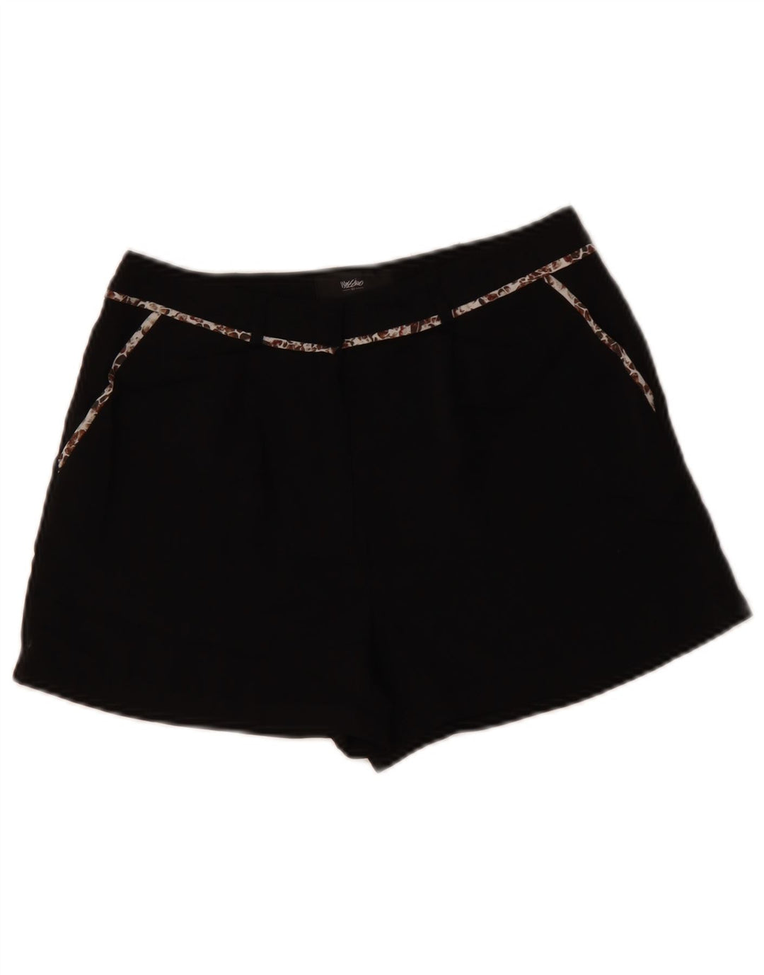 MOSSIMO Short Chino Femme US 2 XS W28 Noir Polyester