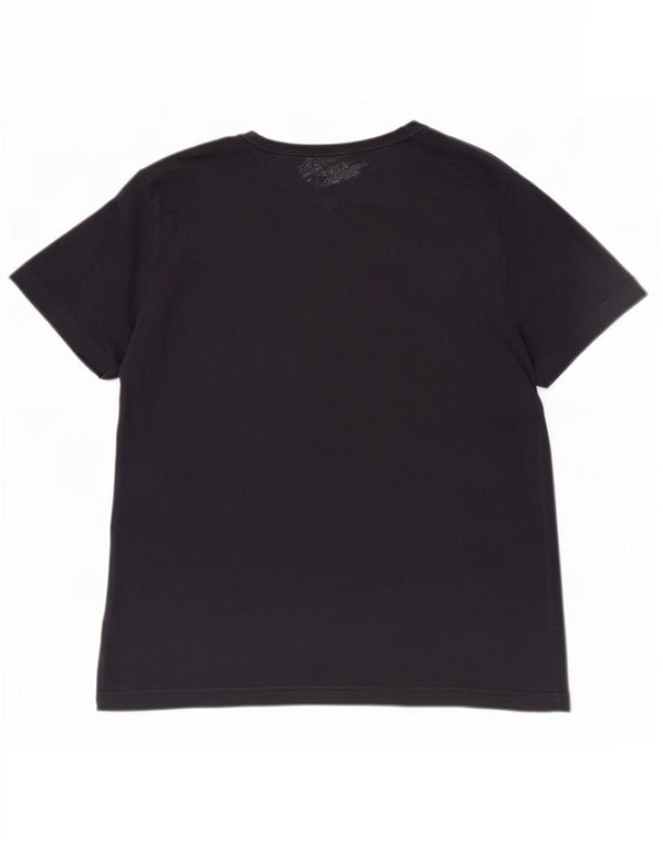Tommy Hilfiger T-Shirt Homme Haut Large Bleu Marine Coton