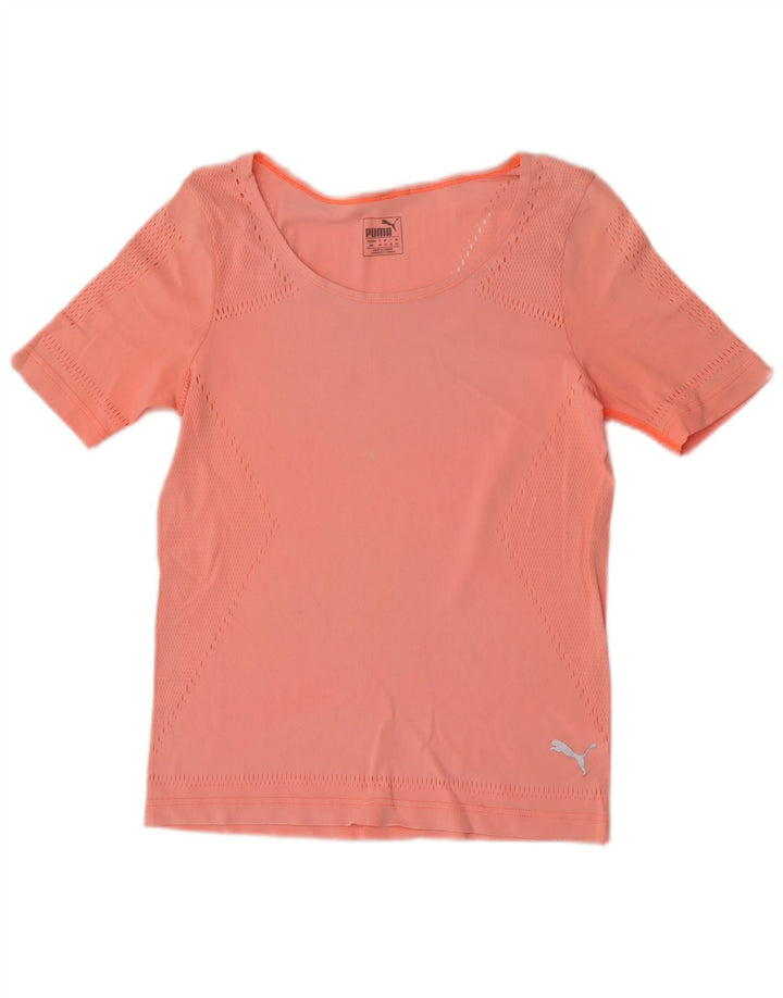Puma T-shirt pour femme UK 10 Small Orange