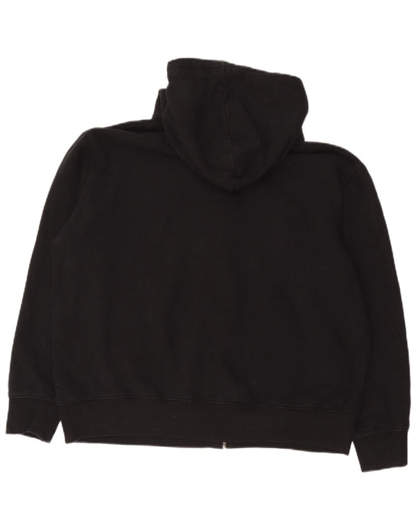 Marks & Spencer Pull à capuche zippé pour femme UK 18 XL Coton noir