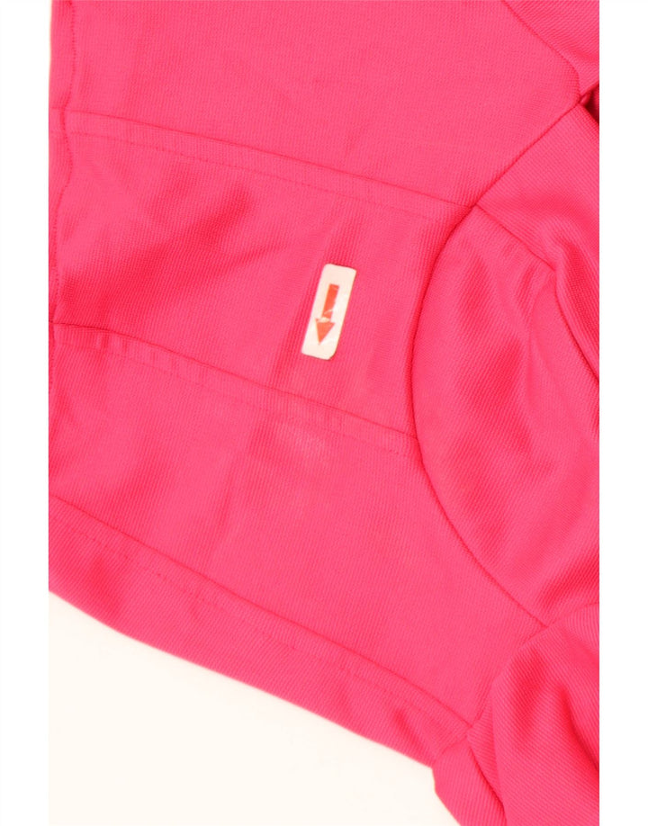 Zara Haut court à manches longues pour femme UK 8 Petit Rose