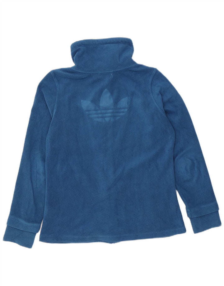 Adidas Veste polaire graphique pour femme EU 42 Bleu moyen Polyester