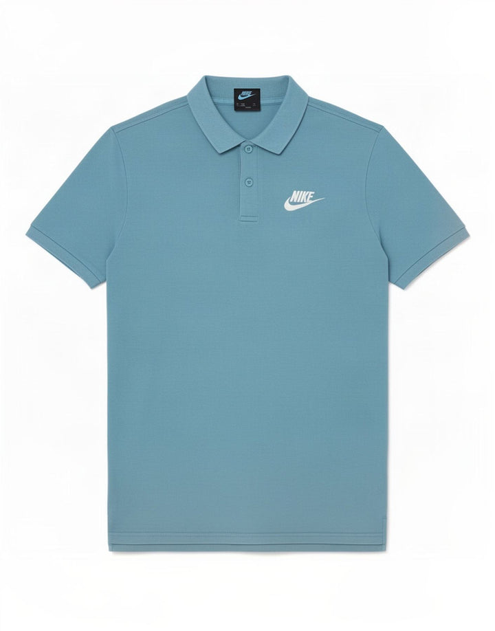 Nike Polo Homme Grand Bleu Coton