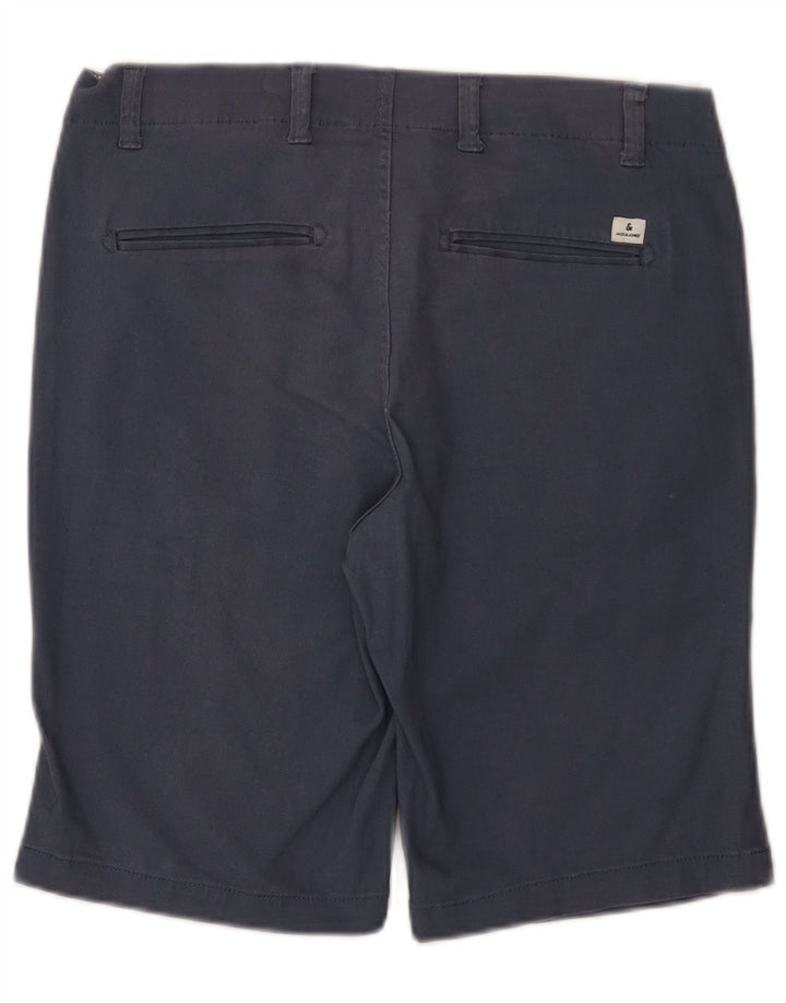 Jack & Jones Short Chino Homme Medium W32 Bleu Marine Coton
