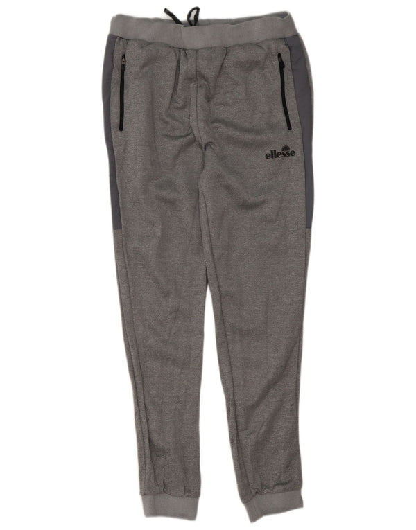 Ellesse Pantalon De Survêtement Homme Pantalon De Jogging Large Gris Moucheté Polyester