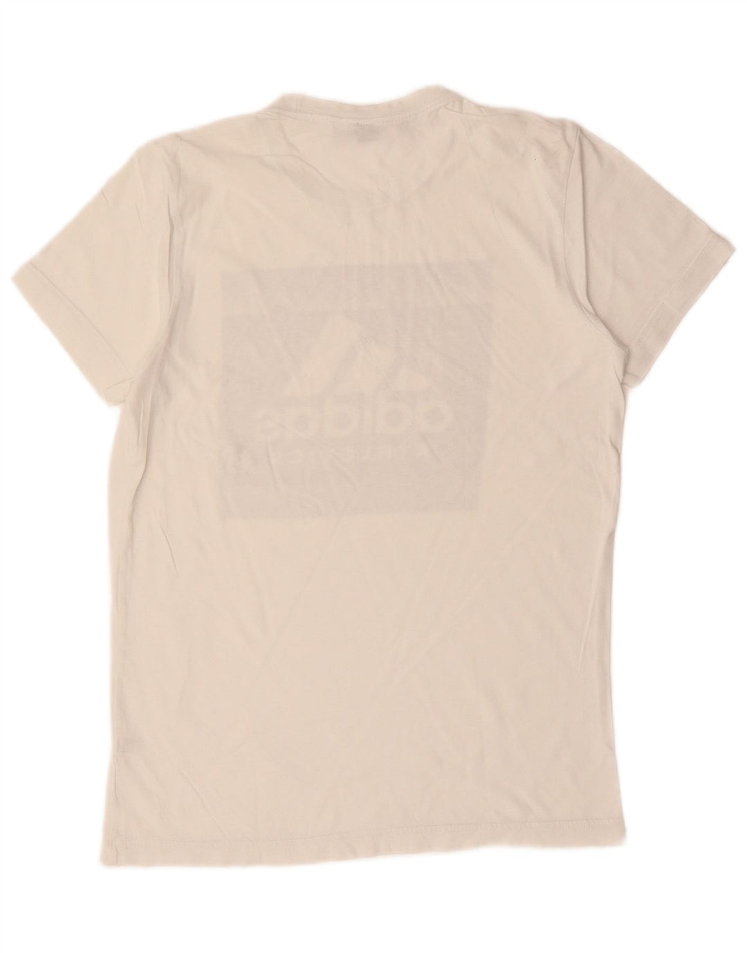 Adidas T-shirt graphique pour hommes, petit haut en coton blanc