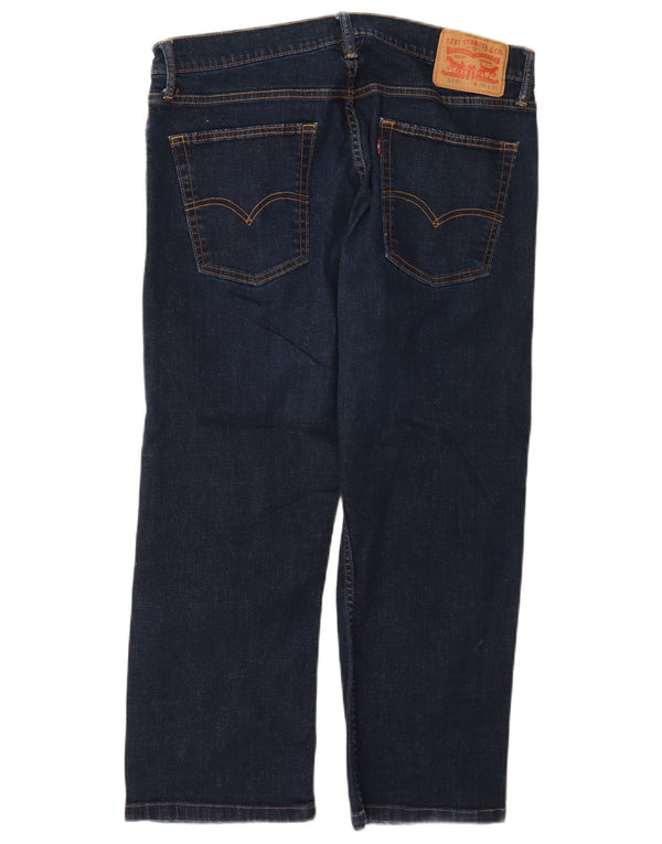 Levi's Jean 514 Cropped Homme Bleu Marine W36 L25 Coton