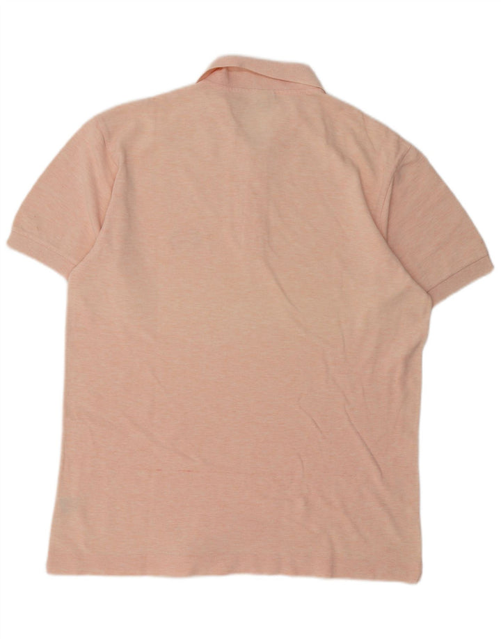 Sisley Polo Large Rose Moucheté Coton Homme