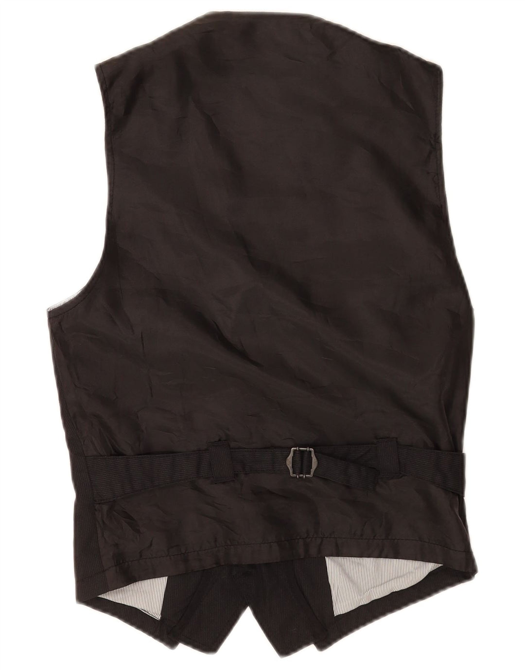 Zara Homme Gilet XS Noir Pinstripe Polyester