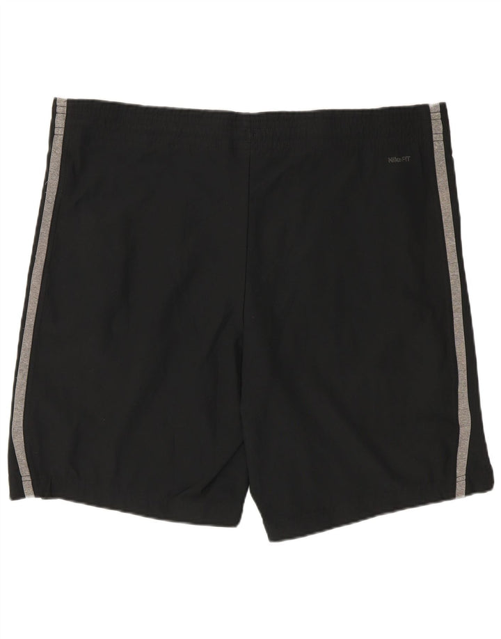 Nike Short de sport pour homme 2XL Noir Polyester