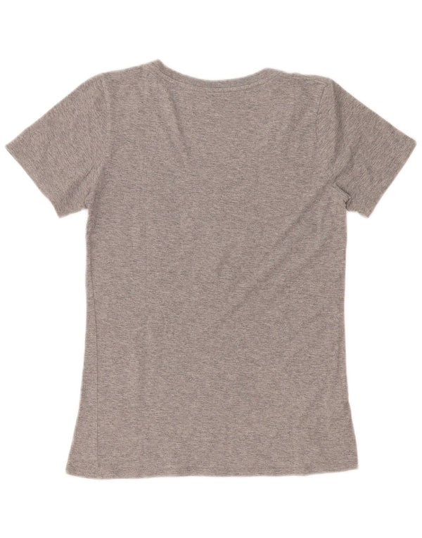 Nike T-shirt graphique coupe athlétique pour homme, petit, gris moucheté