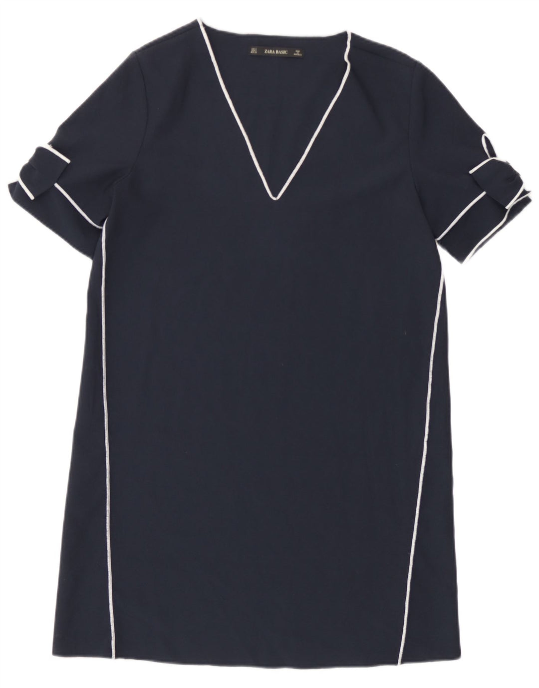 Zara Robe droite pour femme UK 10 Small Bleu marine