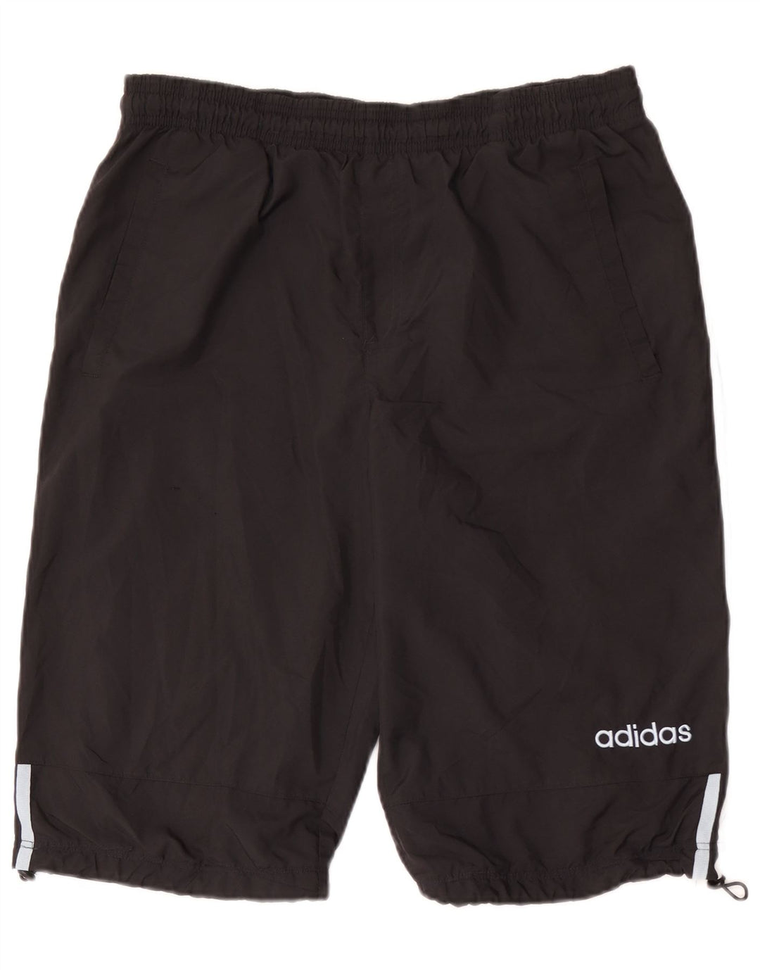 Adidas Short de sport pour homme en polyester noir moyen