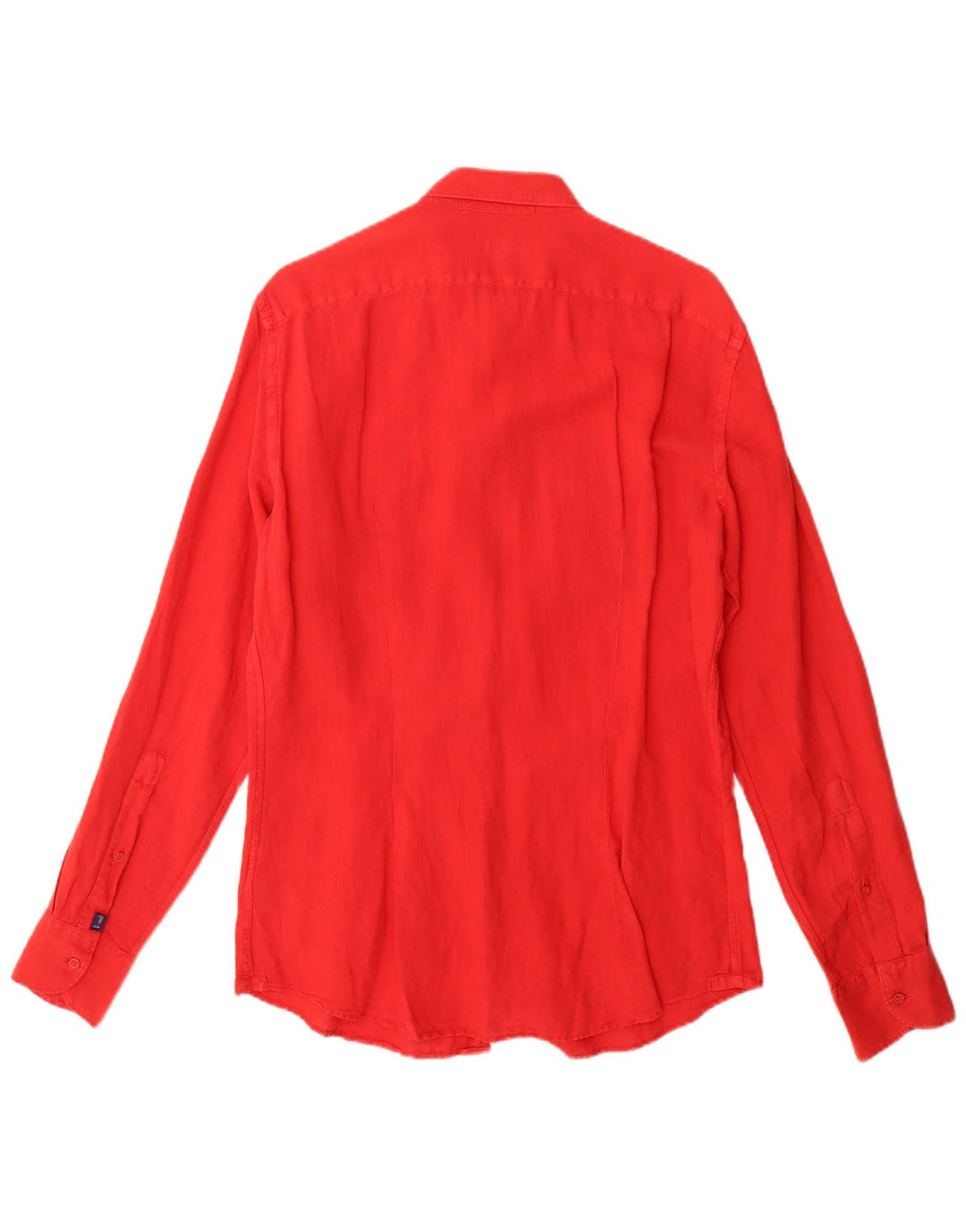 Trussardi Jeans Chemise Homme Rouge Moyen Coton