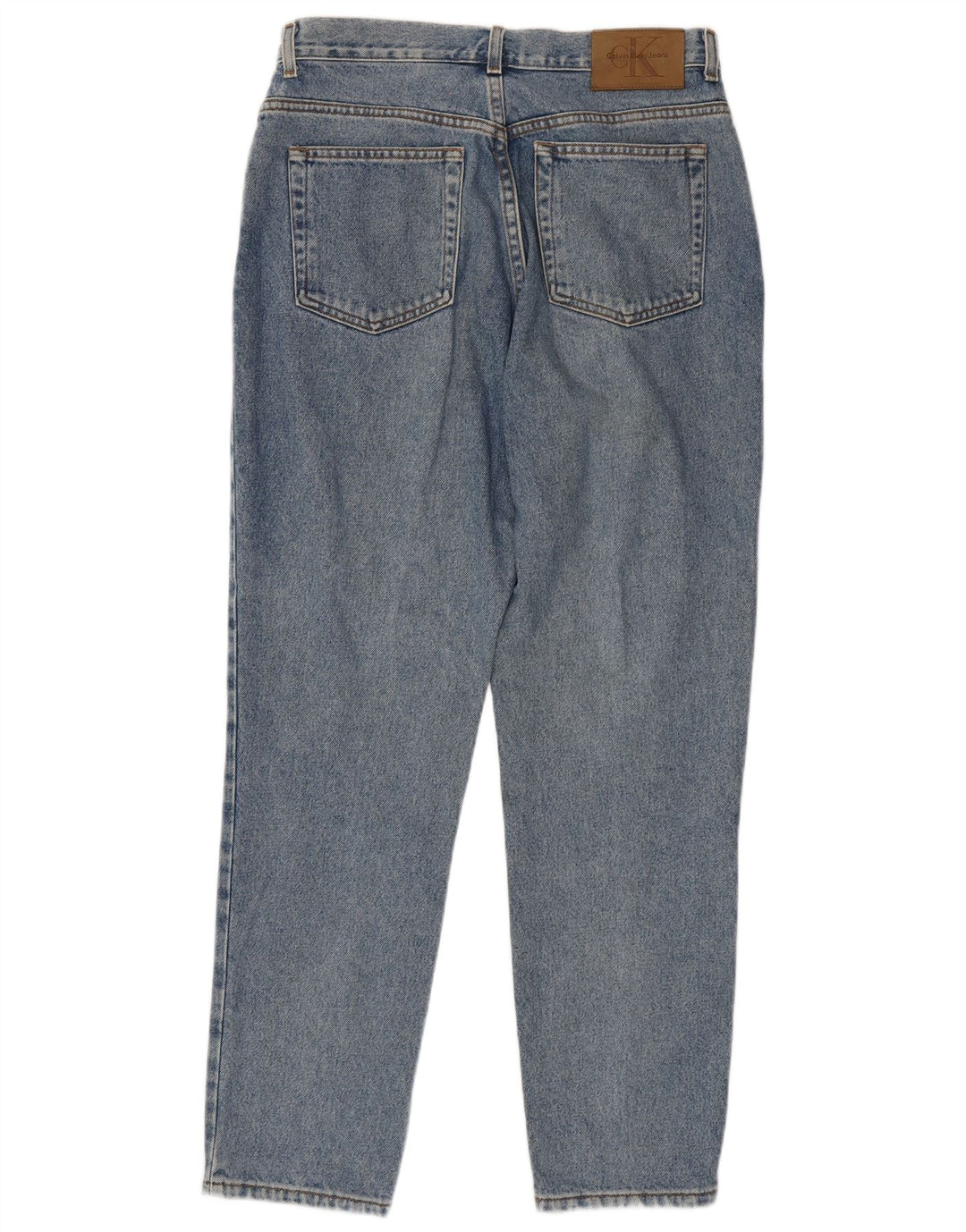 CALVIN KLEIN Womens Tapered Jeans US 14 XL W32 L30 Blue Cotton Vintage Calvin Klein and Second-Hand Calvin Klein from Messina Hembry 