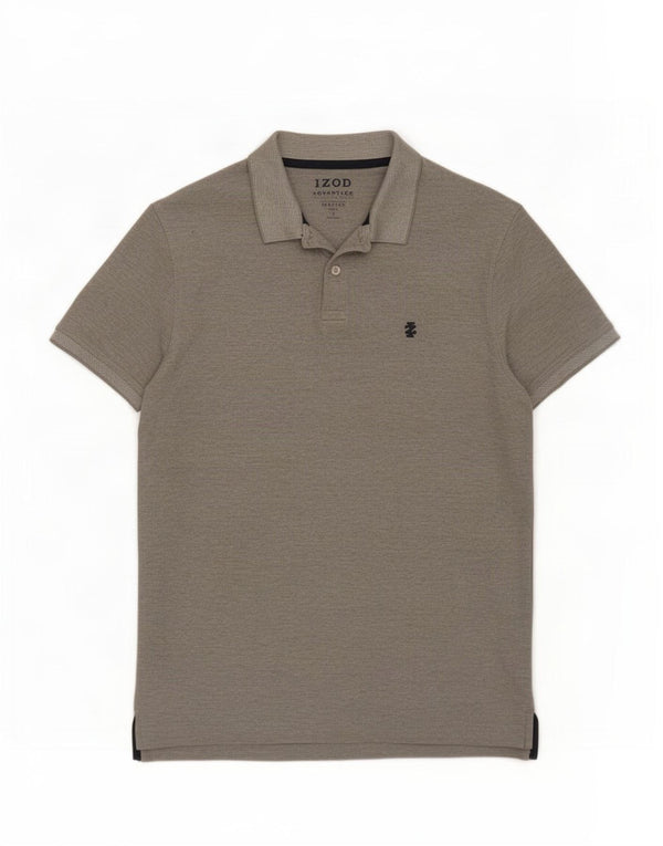 Izod Polo Slim Fit Homme Grand Gris Coton