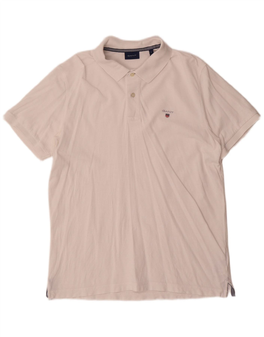 Gant Polo Homme Grand Blanc Coton