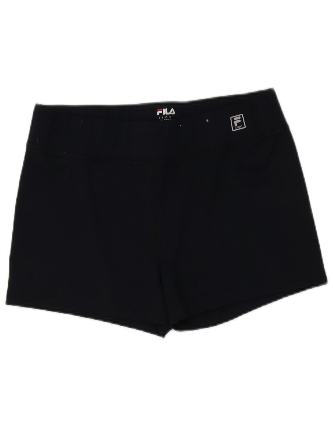 FILA Short de sport pour femme UK 14 Large Bleu marine Polyester