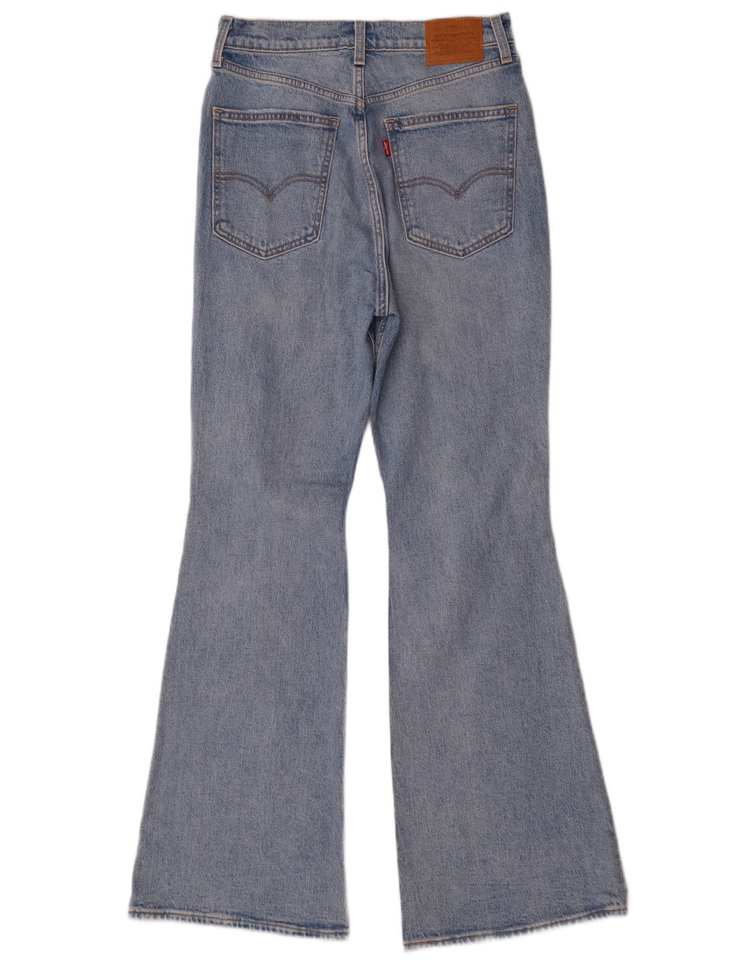Levi's Jean Évasé Taille Haute Effet Déchiré W29 L32 Femme Bleu Coton
