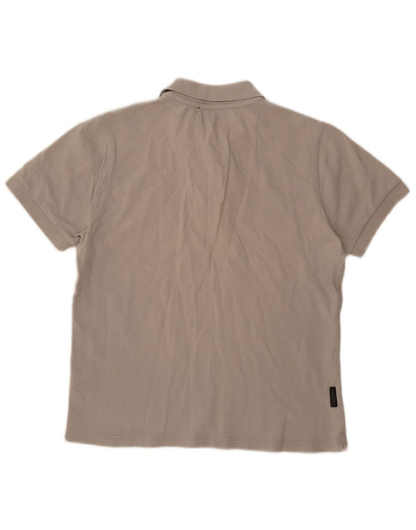Polo Calvin Klein pour femme UK 16 Large Beige Cotton