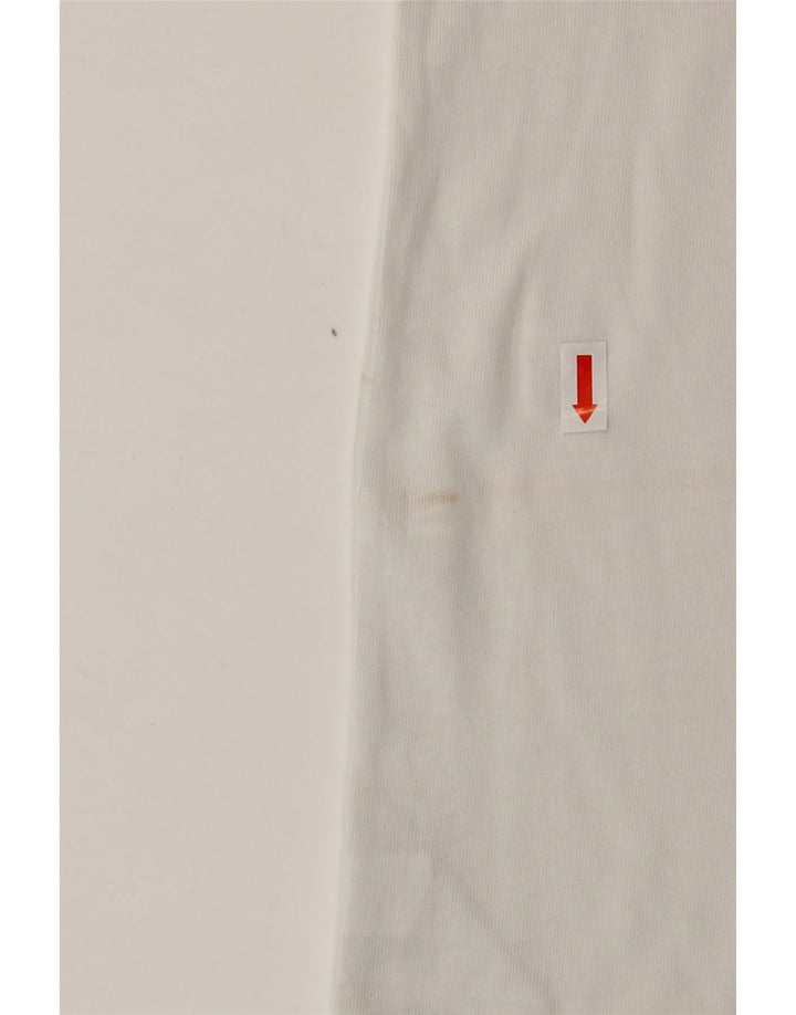 NIKE T-Shirt Homme Blanc Moyen Coton