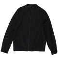 Zara Veste Bomber Homme UK 38 Laine Bleu Marine Moyenne