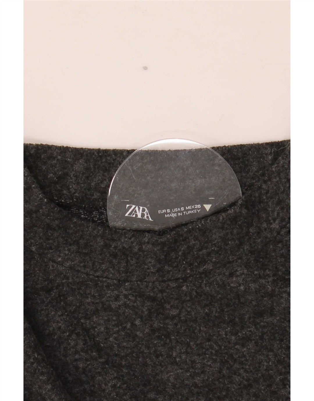 Zara Femme Top Manches Longues UK 10 Petit Gris